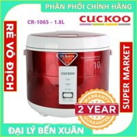 Nồi cơm Cuckoo CR-1065 1.8L đỏ - Bảo Hành 2 Năm - Hàng Chính Hãng
