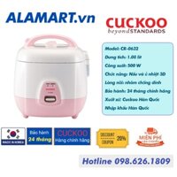 NỒI CƠM ĐIỆN 1,0 LÍT CUCKOO CR-0632 nhập khẩu Hàn Quốc dùng gia đình 2 - 4 người ăn 0.5 kg gạo