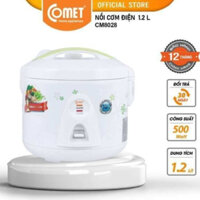 Nồi cơm điện 1.2L COMET dùng cho 3-4 người bảo hành 12 tháng màu ngẫu nhiên