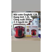 Nồi cơm điện 1,2L GUGKDD GK-128, nhỏ gọn cho sinh viên, nhân viên văn phòng