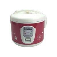 Nồi cơm điện 1.5L Povena PVN - 1511 (Màu đỏ)