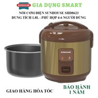 Nồi cơm điện 1.8 lít Sunhouse SHD8623 - Ủ Ấm 3D - Giadung_Smart