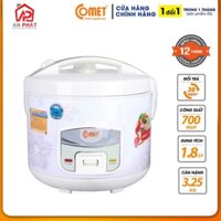 Nồi cơm điện 1.8L COMET - CM8018 - Hàng Chính Hãng Bảo Hành 12 Tháng