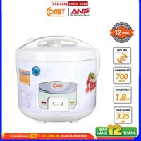 Nồi cơm điện 1.8L COMET - CM8018 - Hàng Chính Hãng Bảo Hành 12 Tháng