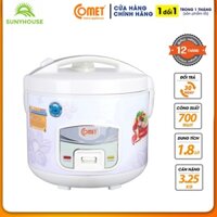 Nồi cơm điện 1.8L COMET - CM8018 - Hàng Chính Hãng Bảo Hành 12 Tháng
