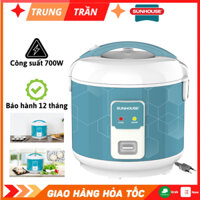 Nồi cơm điện 1.8L SUNHOUSE SHD8622, Công nghệ nấu 3D, công suất 700 W truyền nhiệt nhanh, Ít tốn điện năng, BH 12 tháng