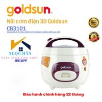 Nồi cơm điện 1L Goldsun CB3101 - Nồi cơm nắp gài chống dính -  Hàng chính hãng ,bảo hành 12 tháng toàn quốc