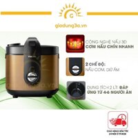 Nồi cơm điện 2 lít, công nghệ nấu 3D Philips HD3132/68