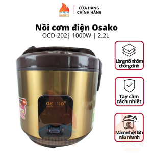 Nồi cơm điện 2.2L Osako OCD-202