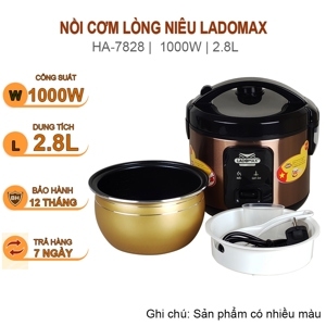Nồi cơm điện 2.8L Ladomax HA-7828