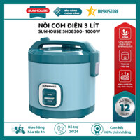 Nồi cơm điện 3 lít chính hãng Sunhouse SHD8300, dung tích lớn 6-8 người ăn. Bảo hành 1 năm