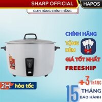 Nồi cơm điện 5 Lít nắp rời Sharp KSH-D55V Chính hãng, Bảo hành 12 tháng - Không chống dính - HAPOS OFFICIAL