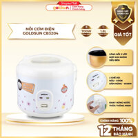Nồi Cơm Điện 700W Goldsun Dung Tích 1.8L Cho Gia Đình 4-6 Người Lòng Nồi Hợp Kim Nhôm Chống Dính - CB3204