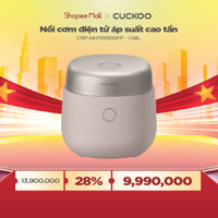 Nồi cơm điện áp suất kép cao tần Cuckoo 1.08L CRP-NHTR0610FP- Màu hồng đất- Lòng nồi phủ men Xwall độc quyền