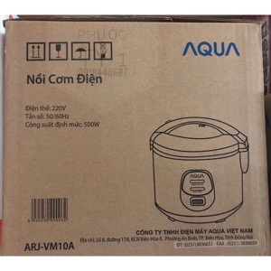 Nồi cơm điện Aqua ARJ-VM10A - 1 lít, 500W