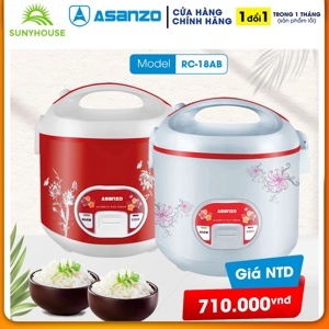Nồi cơm điện Asanzo RC-18AB