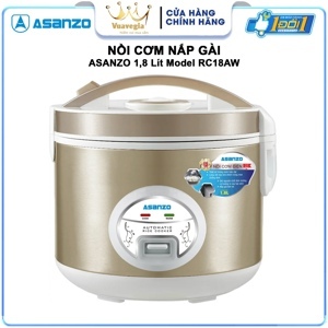 Nồi cơm điện Asanzo RC-18AW - 1.8 lít
