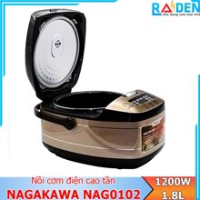 Nồi cơm điện cao tần Nagakawa NAG0102 - 1.8L