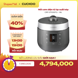 Nồi cơm điện cao tần áp suất Cuckoo CRP-ST1010FG