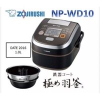 Nổi cơm điện cao tần áp suất iH ZOJIRUSHI NP-WD10 2016 (like new)