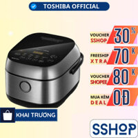 Nồi cơm điện cao tần Toshiba RC-10IP1PV 1L, 1.8L RC-18IP1PV, Hàng chính hãng, Lòng nồi chống dính,Cảm ứng nhiệt- SSHOP