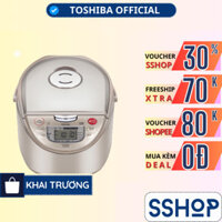 Nồi cơm điện cao tần Toshiba 1.8L RC-18RH(CG) Chính hãng, Lòng nồi chống dính Diamond Titanium cao cấp - SSHOP MALL