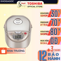 Nồi cơm điện cao tần Toshiba 1.8L RC-18RH(CG) Chính hãng, Lòng nồi chống dính Diamond Titanium cao cấp - SSHOP OFFICIAL