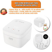 Nồi cơm điện cao tần Xiaomi Mijia IH gen 2 4L rice cooker - Bảo hành 1 tháng