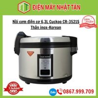 Nồi cơm điện cơ 6,3L Cuckoo CR-3521S-Thân inox-Korean