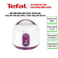 Nồi cơm điện cơ mini Tefal RK224168, Công suất 300W, Dung tích 0,7 lít, Bảo hành 2 năm
