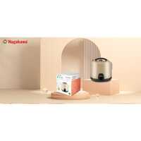 Nồi cơm điện cơ Nagakawa NAG0145 (1,8L - 900W) - Lòng nồi dạng niêu, hợp kim nhôm - Bảo hành 1 năm