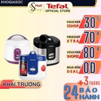 Nồi cơm điện cơ nắp gài mini Tefal Chính hãng, Bảo hành 2 năm, Nồi cơm mini lòng 4 lớp giữ nhiệt tốt - SSHOP OFFICIAL