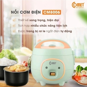 Nồi cơm điện Comet CM8006 (CM8006N) - 1.8L, nắp gài