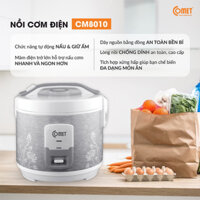 NỒI CƠM ĐIỆN COMET CM8010 1.8L 4 - 6 NGƯỜI ĂN - BẢO HÀNH 12 THÁNG