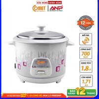 Nồi cơm điện COMET CM8019 (1.8L) - Hàng Chính Hãng Bảo Hành 12 Tháng