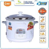 Nồi cơm điện Comet CM8036 nắp rời 1.8L - Hàng Chính Hãng Bảo Hành 12 Tháng