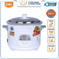 Nồi cơm điện Comet CM8036 nắp rời 1.8L - Hàng Chính Hãng Bảo Hành 12 Tháng