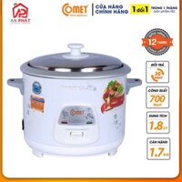 Nồi cơm điện Comet CM8036 nắp rời 1.8L - Hàng Chính Hãng Bảo Hành 12 Tháng