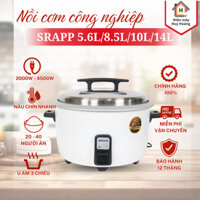 Nồi cơm điện công nghiệp Sharp 14L 8-9kg gạo nấu chín nhanh đều không dính tiết kiệm điện