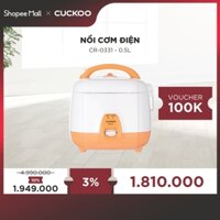 Nồi cơm điện Cuckoo 0.5L CR-0331 - Lòng nồi chống dính - Hàng chính hãng