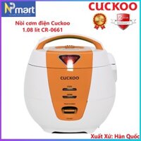 Nồi cơm điện Cuckoo 1 lít CR-0661 (nhập khẩu Hàn Quốc) , 2-4 người ăn , nấu 0.5 kg