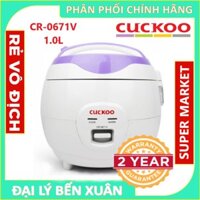 Nồi Cơm Điện Cuckoo Cơ CR 0671V 1.0L - Hàng Chính hãng
