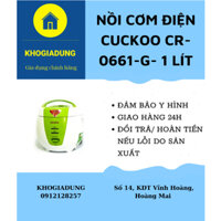 NỒI CƠM ĐIỆN CUCKOO CR-0661-G- 1 LÍT