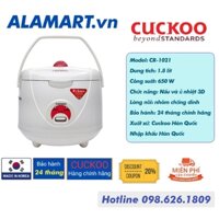 Nồi cơm điện Cuckoo CR-1021 1,8 lít nấu 1 kg gạo dùng 4 - 8 người nhập khẩu Hàn Quốc