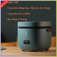 Nồi Cơm Điện Đa Năng Mini JIASHI 0.8L Nấu Cháo, Hầm xương, Nồi Hấp, Hàng Nội Địa Trung Cao Cấp, Tiện Ích