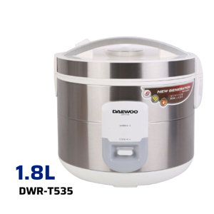 Nồi cơm điện Daewoo dạng cơ, 1.8L, CS: 700W, DWR-T531