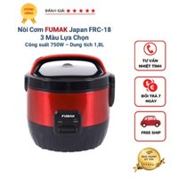 Nồi Cơm Điện Fumak Nhật Bản Chính Hãng, Dung Tích 1.8L, Bảo hành 18 tháng, 3 màu -TC MART