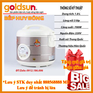 Nồi cơm điện Goldsun GR2183 - 1.8L