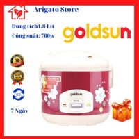 Nồi cơm điện GOLDSUN GRC5000 1,8L. Bảo hành chính hãng 12 tháng. Lỗi đổi mới trong 7 ngày.