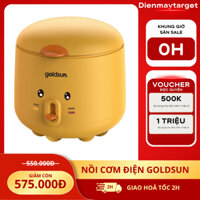 Nồi cơm điện Goldsun GRC5020 thiết kế nhỏ gọn lòng nồi phủ chống dính Whitford